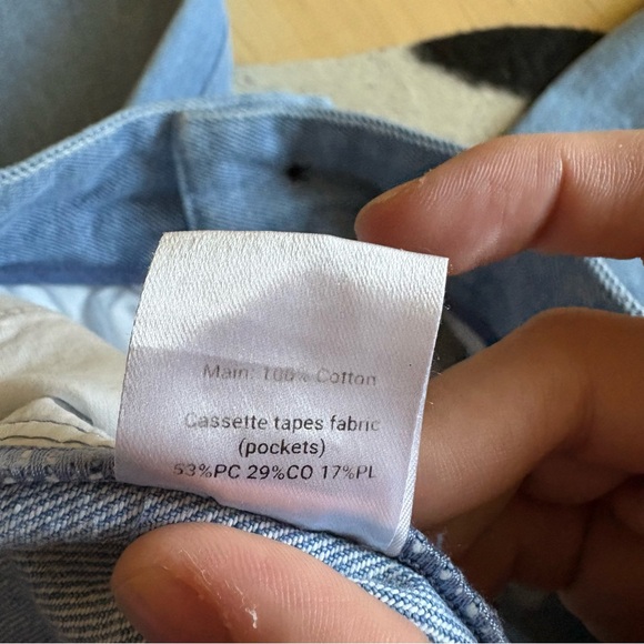 BENJAMIN BENMOYAL Cassette Tape Hem Jeans Flip Cuff Size XS - Picture 8 of 13